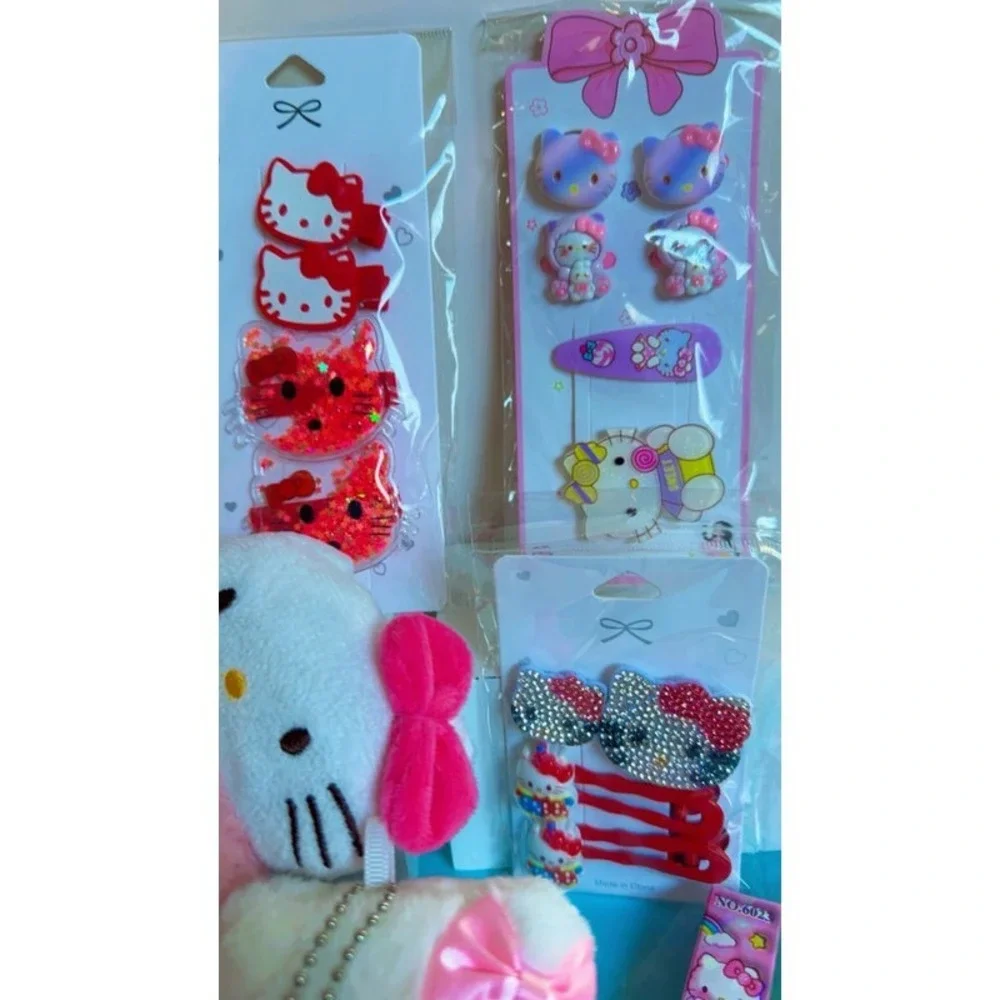 HUGE HELLO KITTY HAIR ACCESSORIES‎ CLIPS HEADBAND BUNDLE NEW